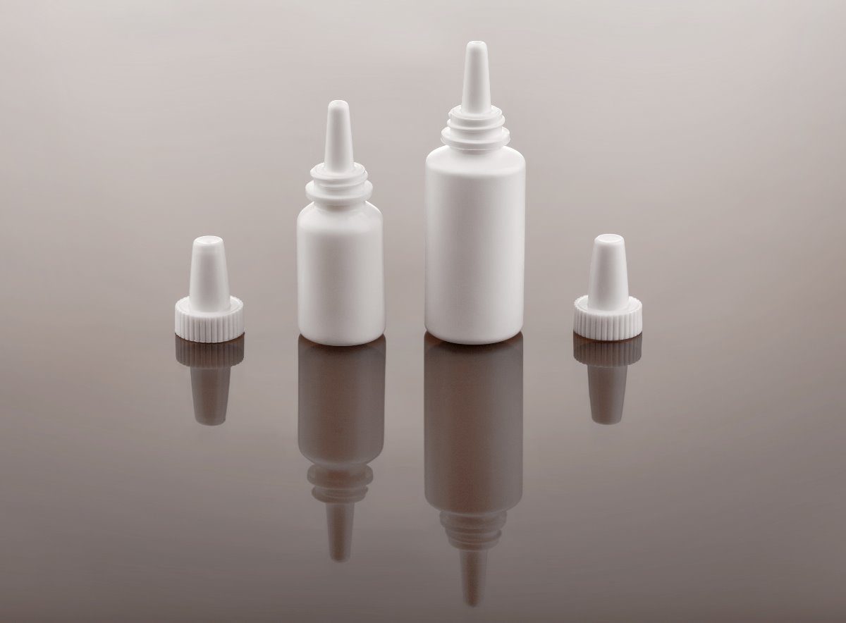 بطری و درب و استاپر قطره بینی سایز 10سی سی و 20سی سی